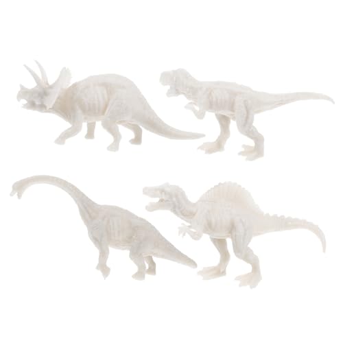 Toyvian 4 Stück Selbst Bemalter Dinosaurier Dinosaurier-Modelle DIY Dinosaurier Basteln Für Im Alter Von 4-8 Jahren Strumpffüller Für DIY- Weiß PVC Toyvian 4 Stück Selbst Bemalter Dinosaurier Dinosaurier-Modelle DIY Dinosaurier Basteln Für Im Alter Von 4-8 Jahren Strumpffüller Für DIY- Weiß PVC von Toyvian