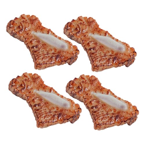 Toyvian Gekochtes Kunstfleisch-Modell-Set 4-teilig PVC-rinderrippenmodelle Für Restaurant Und Zuhause Toyvian Gekochtes Kunstfleisch-Modell-Set 4-teilig PVC-rinderrippenmodelle Für Restaurant Und Zuhause von Toyvian