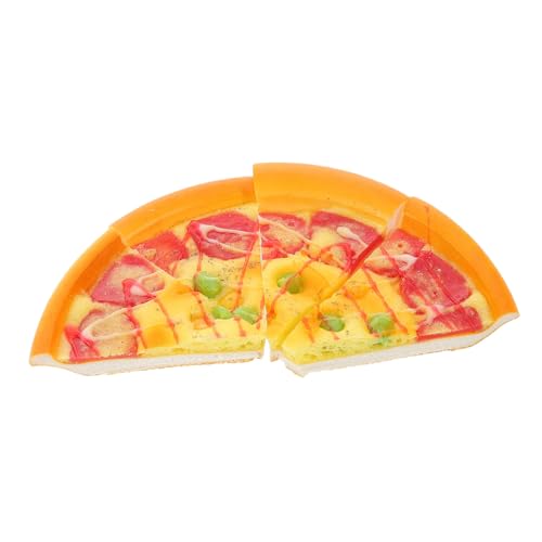 Toyvian Lebensechte Gefälschte Pizzastücke 4 Stück Pu-Material Spielzeugpizza Für Jungen Und Mädchen Spielen Heimdekoration Partythema Toyvian Lebensechte Gefälschte Pizzastücke 4 Stück Pu-Material Spielzeugpizza Für Jungen Und Mädchen Spielen Heimdekoration Partythema von Toyvian