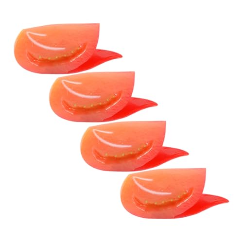 Toyvian 4 Stück Simulierte Tomate Essen simuliertes Gemüse Pilzmodell Tomaten frisch Easy putz tischdeko esstisch künstliches lebensechtes Gemüse lebensechtes Tomatenscheibenmodell PVC rot Toyvian 4 Stück Simulierte Tomate Essen simuliertes Gemüse Pilzmodell Tomaten frisch Easy putz tischdeko esstisch künstliches lebensechtes Gemüse lebensechtes Tomatenscheibenmodell PVC rot von Toyvian