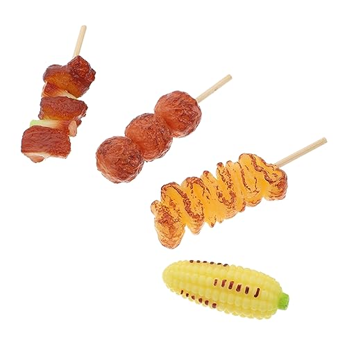 Toyvian 4 Stück Spielhaus Lernspielzeug Für Gebratenes Fleisch Grillspielzeug Spielmodelle Für -Modell Kochmodelle Für Lebensmittel PVC Toyvian 4 Stück Spielhaus Lernspielzeug Für Gebratenes Fleisch Grillspielzeug Spielmodelle Für -Modell Kochmodelle Für Lebensmittel PVC von Toyvian