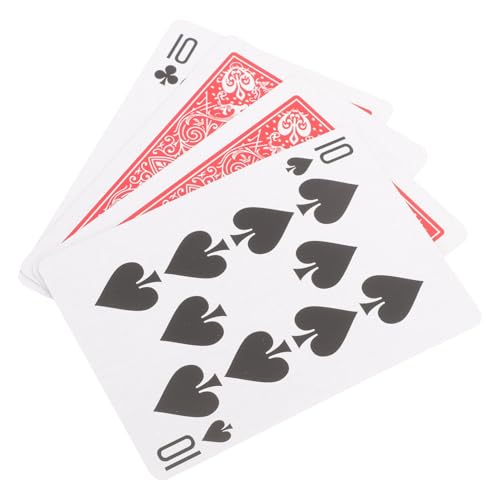 Toyvian 4 Stück Spielkarten Tricks Requisiten Karten für Pokerspiele Kartenspiel Pokerspielzeug pokerkarten Playing Cards Poker Sets unterhaltsame Spielkarte unterhaltsame Karten Papier Toyvian 4 Stück Spielkarten Tricks Requisiten Karten für Pokerspiele Kartenspiel Pokerspielzeug pokerkarten Playing Cards Poker Sets unterhaltsame Spielkarte unterhaltsame Karten Papier von Toyvian