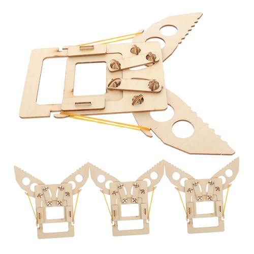 Toyvian 4 Stück Stem Wissenschaftsspielzeug Mechanischer Arm Bausatz DIY Holzpuzzle Fördert Kreativität und Technisches Verständnis für Jungen und Mädchen Toyvian 4 Stück Stem Wissenschaftsspielzeug Mechanischer Arm Bausatz DIY Holzpuzzle Fördert Kreativität und Technisches Verständnis für Jungen und Mädchen von Toyvian