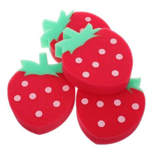 Toyvian 4 Stück Süße Badeschwämme In Fruchtform Erdbeere Badewanne Duschbürste Badeschrubber Peeling Schwämme Badeutensilien Für Babys Kleinkinder Toyvian 4 Stück Süße Badeschwämme In Fruchtform Erdbeere Badewanne Duschbürste Badeschrubber Peeling Schwämme Badeutensilien Für Babys Kleinkinder von Toyvian