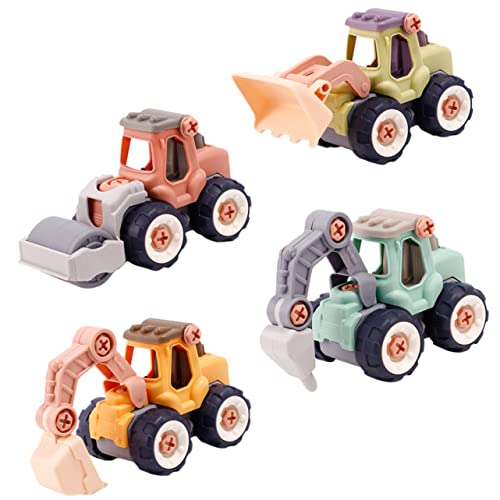 Toyvian 4 Stück Teiliges DIY Baufahrzeug Spielzeugset für Abnehmbare Konstruktionstrucks aus Hochwertigem Pädagogisches Kreativität und Hand Augen Koordination für Baustellenabenteuer Toyvian 4 Stück Teiliges DIY Baufahrzeug Spielzeugset für Abnehmbare Konstruktionstrucks aus Hochwertigem Pädagogisches Kreativität und Hand Augen Koordination für Baustellenabenteuer von Toyvian