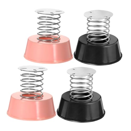 Toyvian 4 Stück Teiliges Federnde Puppenbasis für Armaturenbrett Schwingende Doll Spring Base Schwarz Stabile Vielseitige DIY Dashboard Deko für Auto Fahrrad Roller von Toyvian