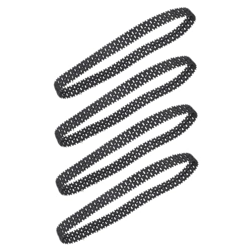 Toyvian 4 Stück Teiliges Gummiketten für DIY Modellpanzer und Roboter rutschfeste Strapazierfähige Gummiraupen für Ferngesteuerte Kettenfahrzeuge Glatte Oberfläche Optimaler Grip Toyvian 4 Stück Teiliges Gummiketten für DIY Modellpanzer und Roboter rutschfeste Strapazierfähige Gummiraupen für Ferngesteuerte Kettenfahrzeuge Glatte Oberfläche Optimaler Grip von Toyvian