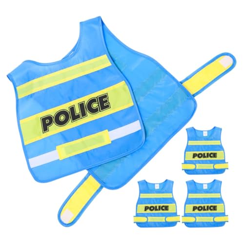 Toyvian 4 Stück Teiliges Halloween Polizei Kostüm für Cosplay Polizei Weste Rollenspiel Outfit für Kreative Aktivitäten für Halloween und Themenpartys Toyvian 4 Stück Teiliges Halloween Polizei Kostüm für Cosplay Polizei Weste Rollenspiel Outfit für Kreative Aktivitäten für Halloween und Themenpartys von Toyvian