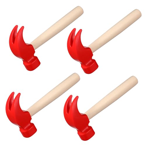 Toyvian 4 Stück Teiliges Holzhammer für Simuliertes Werkzeug für Rollenspiele Pädagogisches Lernspielzeug zur Kognitiver Fähigkeiten Sicher und Handpoliert für Jungen und Mädchen Toyvian 4 Stück Teiliges Holzhammer für Simuliertes Werkzeug für Rollenspiele Pädagogisches Lernspielzeug zur Kognitiver Fähigkeiten Sicher und Handpoliert für Jungen und Mädchen von Toyvian