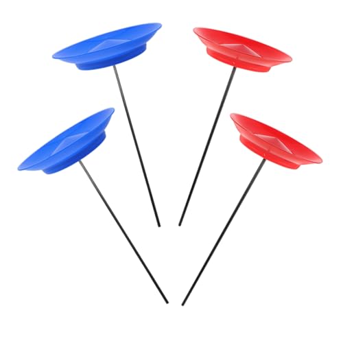 Toyvian 4 Stück Teiliges Jonglier Spinning Plates aus Robustem Kunststoff mit Sticks Circus Performance für Erwachsene für Karneval Halloween und Outdoor Aktivitäten Toyvian 4 Stück Teiliges Jonglier Spinning Plates aus Robustem Kunststoff mit Sticks Circus Performance für Erwachsene für Karneval Halloween und Outdoor Aktivitäten von Toyvian