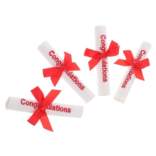 Toyvian 4 Stück Teiliges Mini Abschlusszertifikat mit Plüschbär Langlebige Akademische Puppenaccessoires Hochwertige Kleine Diplomrollen Vielseitige Abschlussfeier Dekoration für und Toyvian 4 Stück Teiliges Mini Abschlusszertifikat mit Plüschbär Langlebige Akademische Puppenaccessoires Hochwertige Kleine Diplomrollen Vielseitige Abschlussfeier Dekoration für und von Toyvian