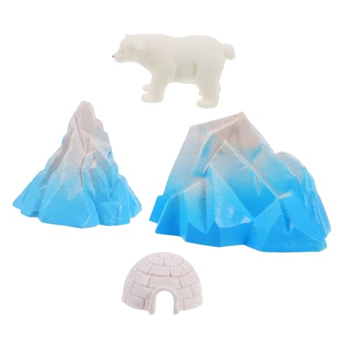 Toyvian 4 Stück Teiliges Mini Iglu Spielset Lebensechten Modellen Arktischen Tierfiguren und Eisbär Figuren Detailreiche Miniatur Eisberge für Puppenhaus und Kinderzimmerdekoration Toyvian 4 Stück Teiliges Mini Iglu Spielset Lebensechten Modellen Arktischen Tierfiguren und Eisbär Figuren Detailreiche Miniatur Eisberge für Puppenhaus und Kinderzimmerdekoration von Toyvian