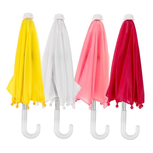 Toyvian 4 Stück Teiliges Mini Puppenhaus Regenschirm Detailreiche Miniatur Dekoration Farbige Miniaturmodell Accessoires für Puppen Realistische Miniaturfigur Geeignet für Puppenhaus Toyvian 4 Stück Teiliges Mini Puppenhaus Regenschirm Detailreiche Miniatur Dekoration Farbige Miniaturmodell Accessoires für Puppen Realistische Miniaturfigur Geeignet für Puppenhaus von Toyvian