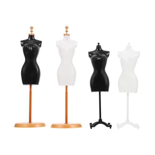 Toyvian 4 Stück Teiliges Mini Puppenständer aus Goldfarbene Miniatur Puppenhalter für Puppenkleider als Puppenhaus Zubehör und Miniaturkleidungsdisplay Toyvian 4 Stück Teiliges Mini Puppenständer aus Goldfarbene Miniatur Puppenhalter für Puppenkleider als Puppenhaus Zubehör und Miniaturkleidungsdisplay von Toyvian