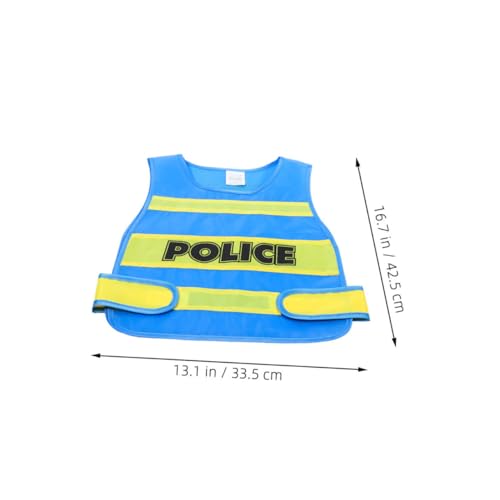Toyvian 4stücke Polizeiweste Für Junge Mädchen Halloween-polizeikostüm Offizierskostüm Polizei-Cosplay-Weste Rollenspiel-polizeirequisiten Berufskostüm Junge Toyvian 4stücke Polizeiweste Für Junge Mädchen Halloween-polizeikostüm Offizierskostüm Polizei-Cosplay-Weste Rollenspiel-polizeirequisiten Berufskostüm Junge von Toyvian