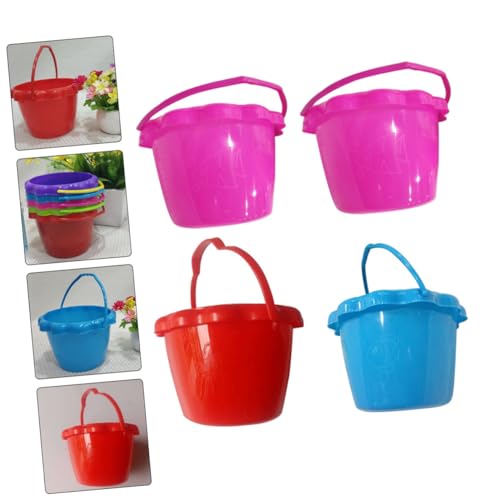Toyvian 4 Stück Teiliges Sandspielzeug aus Leichtem Kunststoff mit Praktischem Tragegriff Multifunktionale Strandeimer für Sand Wasser und Garten Fördert Kreativität und Zufällige Farbe Toyvian 4 Stück Teiliges Sandspielzeug aus Leichtem Kunststoff mit Praktischem Tragegriff Multifunktionale Strandeimer für Sand Wasser und Garten Fördert Kreativität und Zufällige Farbe von Toyvian