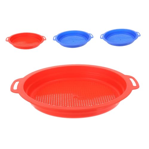 Toyvian 4 Stück Teiliges Sandspielzeug für Strapazierfähiges Kunststoff Sandsieb in Blau und Rot Leichtes Sand Muschelsieb für Strand Garten Outdoor für Jungen und Mädchen Toyvian 4 Stück Teiliges Sandspielzeug für Strapazierfähiges Kunststoff Sandsieb in Blau und Rot Leichtes Sand Muschelsieb für Strand Garten Outdoor für Jungen und Mädchen von Toyvian