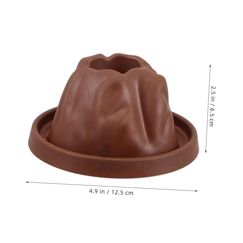 Toyvian 4 Stück Teiliges Vulkanmodell Realistischem Ausbruchs kit Kleines Wissenschaftliches für Anschauliche Experimente Detailreiche Vulkanbasis für Bildungszwecke und von Toyvian
