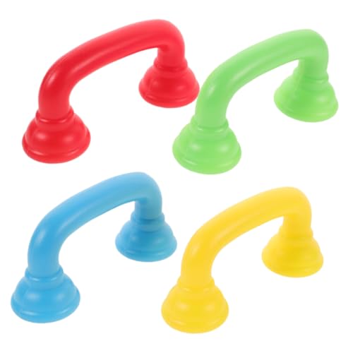 Toyvian 4 Stücke Kleinkind Lesen Flüstern Telefone Spielzeug Kunststoff Kinder Telefon Requisiten Realistische Design Für Den Unterricht von Toyvian