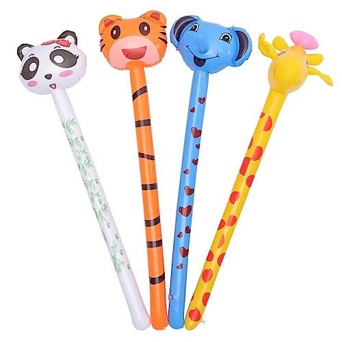 Toyvian Aufblasbares Tier-stick-spielzeug-set 4-teilig Pvc Tierballons Für Kinder Lustige Dekoration Für Partys Toyvian Aufblasbares Tier-stick-spielzeug-set 4-teilig Pvc Tierballons Für Kinder Lustige Dekoration Für Partys von Toyvian