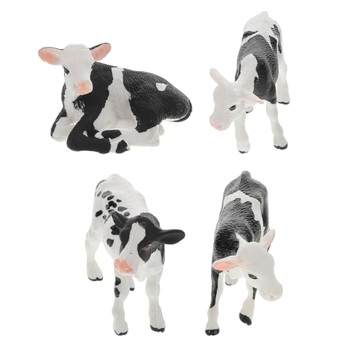 Toyvian 4 Stück Tiermodell Kuhfiguren -milchkuh Kinderkuhspielzeug Mini-kuhtiere Gartenminiaturvieh Kleine Kühe Für Den Garten Kleines Gartentier Simulation Kuhmodell Plastik Toyvian 4 Stück Tiermodell Kuhfiguren -milchkuh Kinderkuhspielzeug Mini-kuhtiere Gartenminiaturvieh Kleine Kühe Für Den Garten Kleines Gartentier Simulation Kuhmodell Plastik von Toyvian