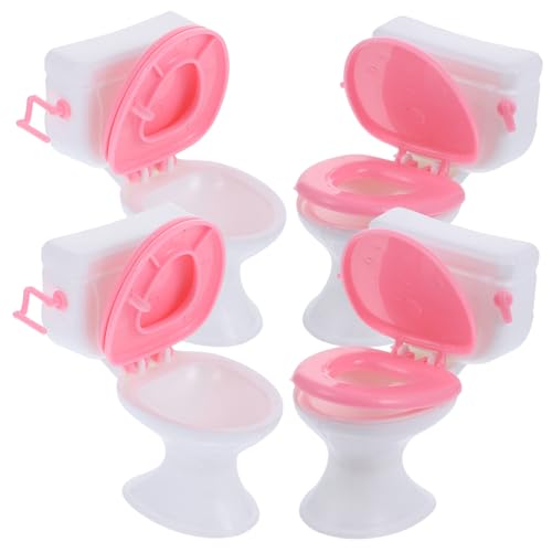 Toyvian 4 Stück Toilettenspielzeug Spielzeuge Realistisches Miniaturspielzeug Miniaturspielzeug Toilettenmodell Mini- Puppenzubehör Mini-hausversorgung Plastik Toyvian 4 Stück Toilettenspielzeug Spielzeuge Realistisches Miniaturspielzeug Miniaturspielzeug Toilettenmodell Mini- Puppenzubehör Mini-hausversorgung Plastik von Toyvian