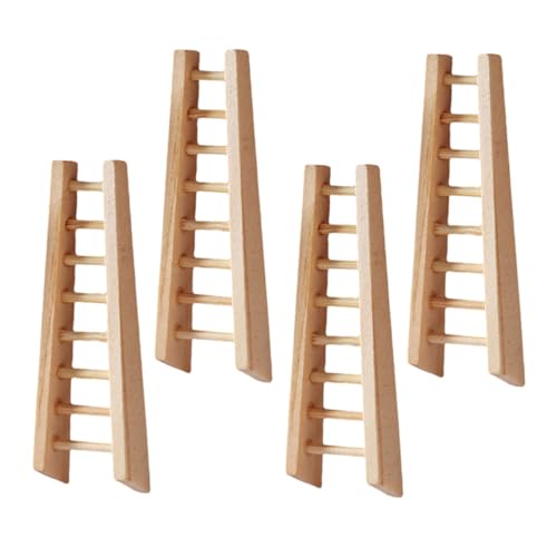 Toyvian 4 Stück Treppe für Puppenhausmöbel Stilvolle Deko für Märchengärten und Miniaturlandschaften für Sammler und Modellbauer von Toyvian