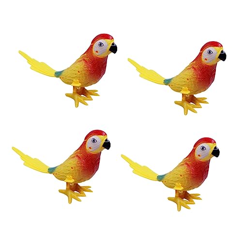 Toyvian 4 Stück Uhrwerk Papagei Wickeln auf für kinderspielzeug papageienspielzeug Toys for Cartoon-Heimschmuck Kinderfest- Plastik Yellow Toyvian 4 Stück Uhrwerk Papagei Wickeln auf für kinderspielzeug papageienspielzeug Toys for Cartoon-Heimschmuck Kinderfest- Plastik Yellow von Toyvian