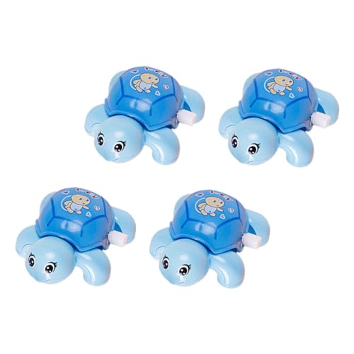 Toyvian Cartoon Uhrwerk Schildkröte Aufziehspielzeug 4er Set Kinderspielzeug Nicht Aus Kunststoff Lernspielzeug Bewegung Zufällige Farbe von Toyvian