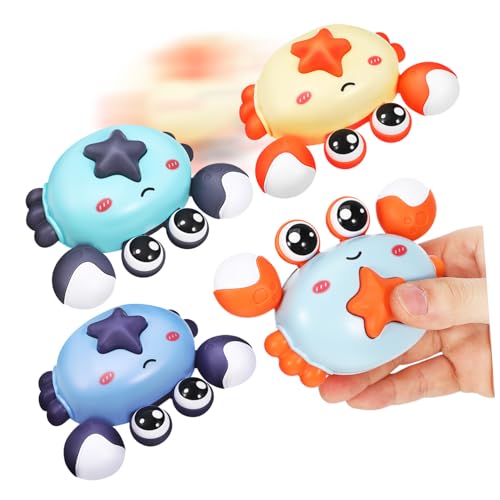 Toyvian 4stücke Krabbelkrabbenspielzeug Für Junge Mädchen Mit Rücklauf Bewegliches Spielzeug Für Laufende Kleinkinder Trägheitsauto Zum Zurückziehen Für Jungen Und Mädchen Kleine Toyvian 4stücke Krabbelkrabbenspielzeug Für Junge Mädchen Mit Rücklauf Bewegliches Spielzeug Für Laufende Kleinkinder Trägheitsauto Zum Zurückziehen Für Jungen Und Mädchen Kleine von Toyvian