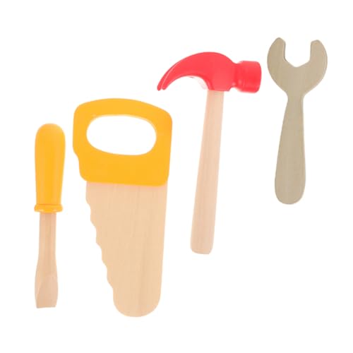 Toyvian 4 Stück Werkzeugset Für Die Holzbearbeitung Holzspielzeug Für Bohrspielzeug Gefälschte Kettensäge Hämmerndes Spielgeräte Für Den BAU Simulationshämmer Kinderhammer Toyvian 4 Stück Werkzeugset Für Die Holzbearbeitung Holzspielzeug Für Bohrspielzeug Gefälschte Kettensäge Hämmerndes Spielgeräte Für Den BAU Simulationshämmer Kinderhammer von Toyvian