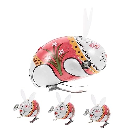 Toyvian 4 Stück Wickelkaninchen Aus Blech Neuartige Laufspielzeuge Cartoon-uhrwerkspielzeug Lustige Uhrwerkhasen Süße Tier-aufziehspielzeuge Neuheit Aufziehbares Eisen Toyvian 4 Stück Wickelkaninchen Aus Blech Neuartige Laufspielzeuge Cartoon-uhrwerkspielzeug Lustige Uhrwerkhasen Süße Tier-aufziehspielzeuge Neuheit Aufziehbares Eisen von Toyvian
