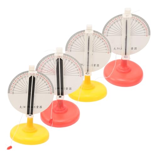 Toyvian Lehrmittel Sonnenhöhenmesser 4 Stücke Geographie-lernhilfe Für Schulphysik-experimente Wissenschaftliches Gerät Aus Kunststoff Toyvian Lehrmittel Sonnenhöhenmesser 4 Stücke Geographie-lernhilfe Für Schulphysik-experimente Wissenschaftliches Gerät Aus Kunststoff von Toyvian