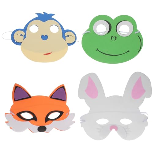 Toyvian 4 Stück Zarte Partymaske Halloween-hase Halloween-tiernase Aufblasbares Kostüm Für Erwachsene Maskerade Lustiges Tier Maske Gesicht Halloween-maske Tier-cosplay-masken Eva Toyvian 4 Stück Zarte Partymaske Halloween-hase Halloween-tiernase Aufblasbares Kostüm Für Erwachsene Maskerade Lustiges Tier Maske Gesicht Halloween-maske Tier-cosplay-masken Eva von Toyvian