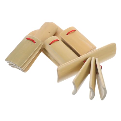 Toyvian Tragbare Kastagnetten Für Kinder Klöppelset Chinesisches Kuaiban Und Rhythmusfähigkeiten Für Die Bühne von Toyvian