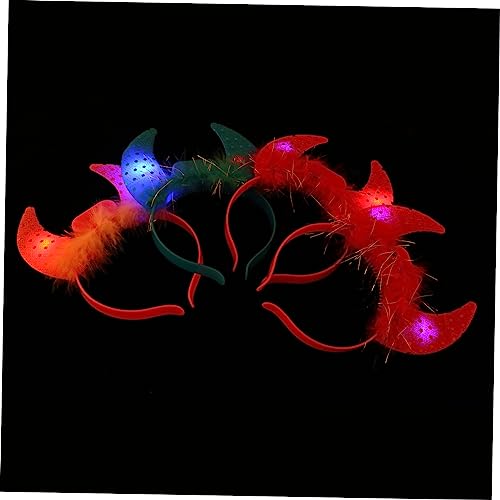 Toyvian 4 Stück leuchtendes Stirnband Handtuch Stirnband Hautpflege-Stirnband Spa-Stirnband halloween kopfschmuck halloween kopfbedeckung Halloween-Haarband schöner Hornkopfschmuck Plastik Toyvian 4 Stück leuchtendes Stirnband Handtuch Stirnband Hautpflege-Stirnband Spa-Stirnband halloween kopfschmuck halloween kopfbedeckung Halloween-Haarband schöner Hornkopfschmuck Plastik von Toyvian