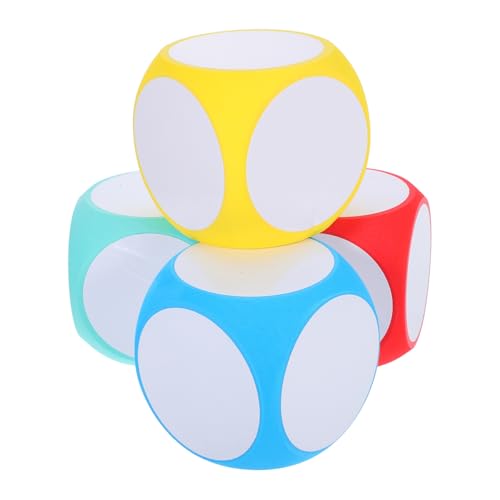 Toyvian 4 Stück löschbare Würfel Eva -Lehrhilfe Kreative Hilfe Hilfsspiel unterrichten Leere Würfel Seite Würfelspiel Eva Würfel Bildungsinstrument Lehrmittel Lernspiel sechsseitige Würfel Toyvian 4 Stück löschbare Würfel Eva -Lehrhilfe Kreative Hilfe Hilfsspiel unterrichten Leere Würfel Seite Würfelspiel Eva Würfel Bildungsinstrument Lehrmittel Lernspiel sechsseitige Würfel von Toyvian