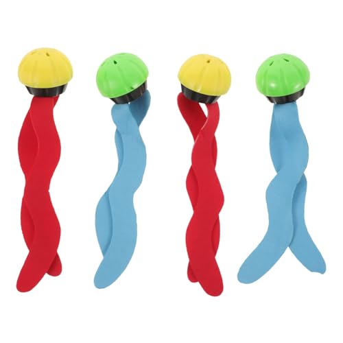 Toyvian 4stücke Teiliges Tauchspielzeug Für Junge Mädchen Bunte Unterwasser Tauchspielzeuge Für Pool Wasserspielzeug Für Jungen Und Mädchen Ab Jahren Fördert Entdeckung Und Spaß von Toyvian