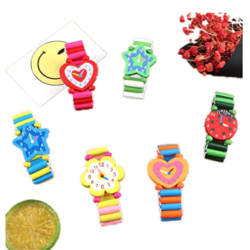 Toyvian 4 Stücke Holz Armbanduhren Kleinkind Armband Kinder Armbanduhr Spielzeug Holzuhr Modell Spielzeug Armbanduhr Toyvian 4 Stücke Holz Armbanduhren Kleinkind Armband Kinder Armbanduhr Spielzeug Holzuhr Modell Spielzeug Armbanduhr von Toyvian