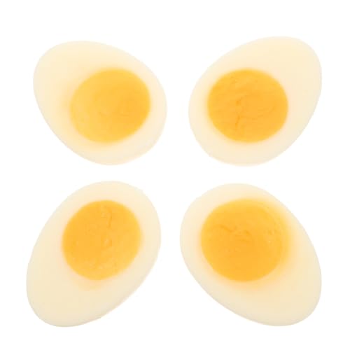 Toyvian 4 Stücke Simulierte Gekochte Eier Pretend Lebensmittel Spielzeug Lebensmittel Frühstück Lebensmittel Künstliche Gekochtes Ei Modell Toyvian 4 Stücke Simulierte Gekochte Eier Pretend Lebensmittel Spielzeug Lebensmittel Frühstück Lebensmittel Künstliche Gekochtes Ei Modell von Toyvian
