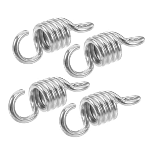 Toyvian 4-teilige Hängemattenfeder: Robuster Verlängerungshaken Für Die Veranda-aufhängung, Schaukelaufhänger Für Boxsack, Fitnessstudio, Terrasse, Hängesessel, Silber Toyvian 4-teilige Hängemattenfeder: Robuster Verlängerungshaken Für Die Veranda-aufhängung, Schaukelaufhänger Für Boxsack, Fitnessstudio, Terrasse, Hängesessel, Silber von Toyvian