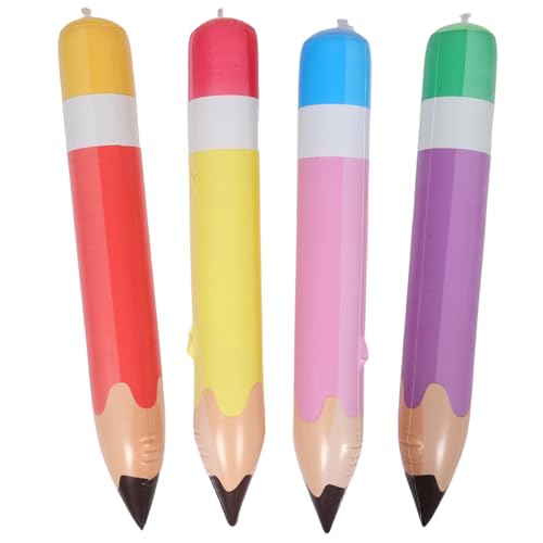 Toyvian 4-teiliges Schulanfangszubehör: Riesige Bleistiftballons – Jumbo-aufblasbarer Bleistift für die Abschlussfeier im Klassenzimmer – Willkommensparty-Geschenke im Klassenzimmer Toyvian 4-teiliges Schulanfangszubehör: Riesige Bleistiftballons – Jumbo-aufblasbarer Bleistift für die Abschlussfeier im Klassenzimmer – Willkommensparty-Geschenke im Klassenzimmer von Toyvian