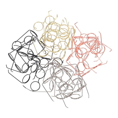 Toyvian 40 Stück Mini Metall Brillen für Puppen Leichtes Gestell in Gold Silber Roségold Schwarz Miniatur Puppenhaus Zubehör DIY Ornamentale Sonnenbrillen für Puppen und Dekoration Toyvian 40 Stück Mini Metall Brillen für Puppen Leichtes Gestell in Gold Silber Roségold Schwarz Miniatur Puppenhaus Zubehör DIY Ornamentale Sonnenbrillen für Puppen und Dekoration von Toyvian