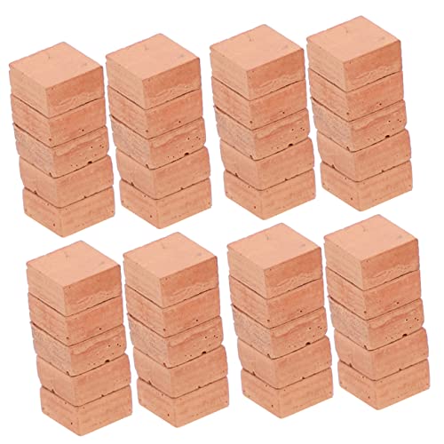 Toyvian 40 Stück Simuliertes Ziegelmodell Mini Terrakotta Gebäude Backsteindekorationen handgefertigte Layout-Ziegeldekore gefälschte Ziegel selber Machen kleine Ziegelsteine Ton rot Toyvian 40 Stück Simuliertes Ziegelmodell Mini Terrakotta Gebäude Backsteindekorationen handgefertigte Layout-Ziegeldekore gefälschte Ziegel selber Machen kleine Ziegelsteine Ton rot von Toyvian