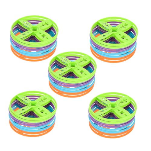 Toyvian 40 Stück Teiliges Flying Disc Ergänzungsset aus Robustem Kompatibel mit Meisten Handgehaltenen und Fußbetriebenen Flugscheiben Farbenfrohes Wurfspiel für Garten Schule und Freizeit von Toyvian