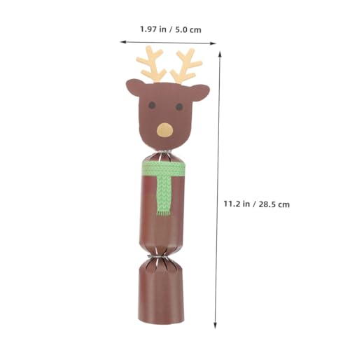 Toyvian 40 Stück Teiliges Kleine Geschenkboxen mit Weihnachtsmann und Rentier Design Kreative Süßigkeitenboxen für Festliche Partys Vielseitige Verpackung für Süßwaren und Kleine von Toyvian