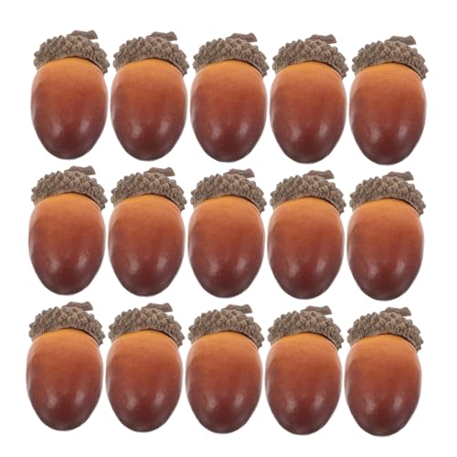 Toyvian 40 Stück Teiliges Künstliche Eicheln mit Naturkappe Realistische Dekoration für DIY Basteln Herbst Tischschmuck Vielseitig Einsetzbar für Hochzeit Weihnachten Erntedankfest und Toyvian 40 Stück Teiliges Künstliche Eicheln mit Naturkappe Realistische Dekoration für DIY Basteln Herbst Tischschmuck Vielseitig Einsetzbar für Hochzeit Weihnachten Erntedankfest und von Toyvian