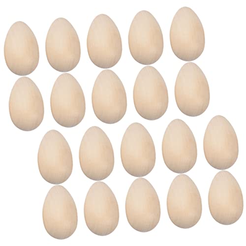 Toyvian 40St nachgeahmte Eier Huhn Hühner Fälschung Pfannkuchen Holzhandwerk unvollendet Holzornamente für das Kunsthandwerk Ostereier aus Holz zum Basteln Holzeier zum Basteln Toyvian 40St nachgeahmte Eier Huhn Hühner Fälschung Pfannkuchen Holzhandwerk unvollendet Holzornamente für das Kunsthandwerk Ostereier aus Holz zum Basteln Holzeier zum Basteln von Toyvian