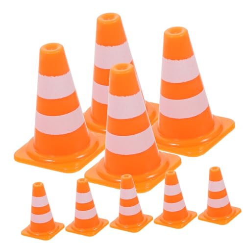 Toyvian 40Stücke Verkehrszeichen Für Verkehrskegel Pädagogisches Zur Verkehrssicherheit Simulation Von Straßensperren Und Schildern Orangefarbenes Für Kreative Spiele von Toyvian