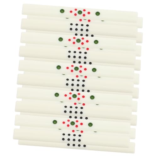 Toyvian 44 Stück Teiliges Mahjong Zubehör mit Schwarzen Punkt stäbchen Kompatible Wettstäbe für Verschiedene Mahjong tische Stilvolles Design Langlebig und Präzise Gefertigt für Spieler Toyvian 44 Stück Teiliges Mahjong Zubehör mit Schwarzen Punkt stäbchen Kompatible Wettstäbe für Verschiedene Mahjong tische Stilvolles Design Langlebig und Präzise Gefertigt für Spieler von Toyvian